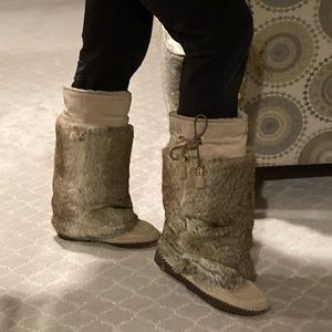 Tory Burch Moccasin Boots